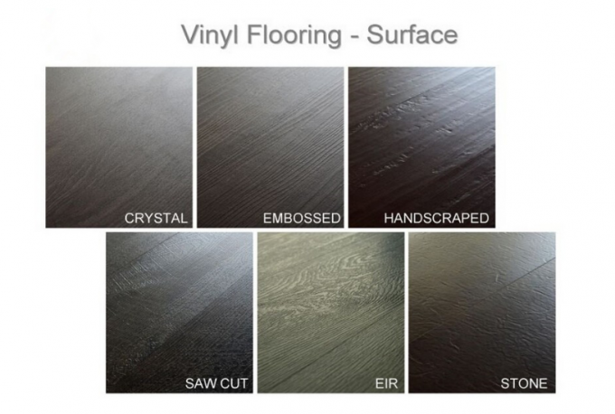 De houten de Plankbevloering van Textuurpvc, maakt 2mm Vinylplankbevloering waterdicht 0