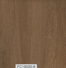 Plastic Wood Look Tile Flooring , UV Coating Glue Down Vinyl Plank Flooring